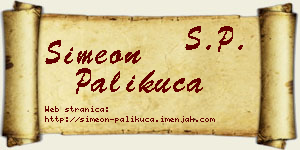 Simeon Palikuća vizit kartica